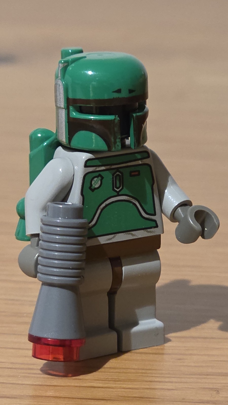 Lego Boba Fett 4476 7144 3341 Clásico Gris Episocio 4/5/6 Star Wars Minifigura