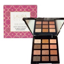 LAURA GELLER Nude Attitude 12 Multi-Finish Eyeshadow Palette NEW SEALED