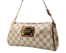 Borsa a tracolla Louis Vuitton Eva Damier Azur N55214 pochette catena originale Francia