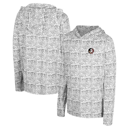 Youth Colosseum Black Florida State Seminoles All-Over Print Hoodie - 第 1/3 張圖片
