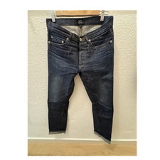 A.P.C. Raw Denim Slim Fit Straight Jeans Blue...