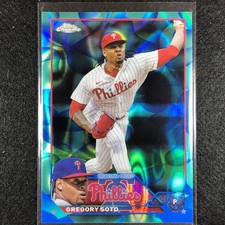 2023 Chrome Update Gregory Soto Base Aqua/blue Lava Lamp 141/175