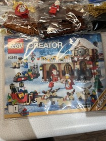 LEGO Creator 10245 Santa's Workshop Complete with Figs And Manual