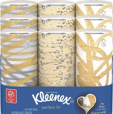 Perfect Fit Facial Tissue, 50 Count Pack of 9