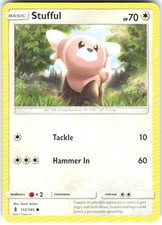 Stufful 112/145 Guardians Rising SM02 MP Pokemon Card TCG