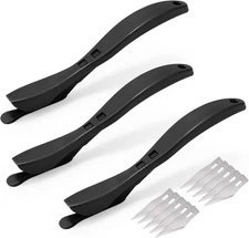 Gomake Wrapping Paper Cutter 3PCS Gift Wrap Cutter,Concealed Blade Black 