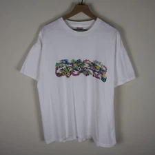 Vintage Big Kahuna Hawaii Surf Shirt White XL 23x29