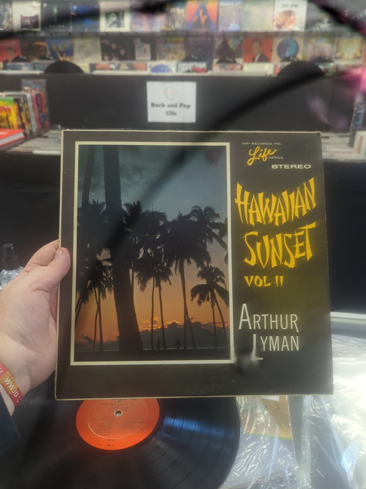 Arthur Lyman Hawaiian Sunset Vol II Vinyl Record LP Hifi Records Stereo