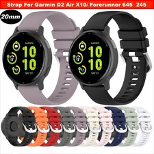 20mm Watch strap For Garmin D2 Air X10 Smooth strap For Garmin vivoactive 5 and