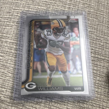 Topps Chrome 2024 Savion Williams Green Bay Packers RC Rookie Card #340. rookie card picture