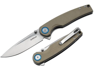 MAGNUM Rekin Einhand Taschenmesser EDC 440A G10 Flipper Liner Lock Grün 01SC007 - Bild 1 von 4