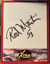 Rod Martin Autographed Card 