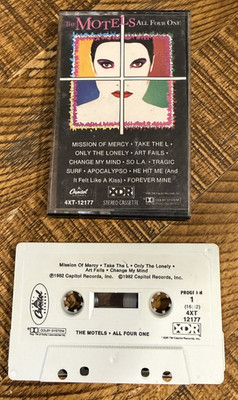 The Motels - ALL FOR ONE (Cassette Tape, 1982, Capitol Records) *Free Shipping*