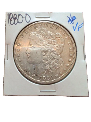 1880-O Morgan Silver Dollar - New Orleans Mint - VF/XF Condition - 90% Silver