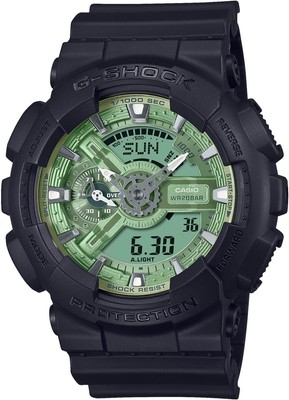 CASIO G-SHOCK GA-110CD-1A3JF Metallic Dial Black Analog-Digital Watch
