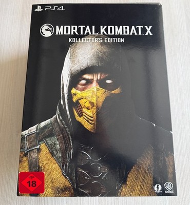 Mortal Kombat X Kollector's Edition KOMPLETT PS4 PlayStation 4 Sammler