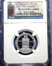 2010-S Arkansas Hot Springs ATB Washington Quarter Silver NGC PF 70 Ultra Cameo