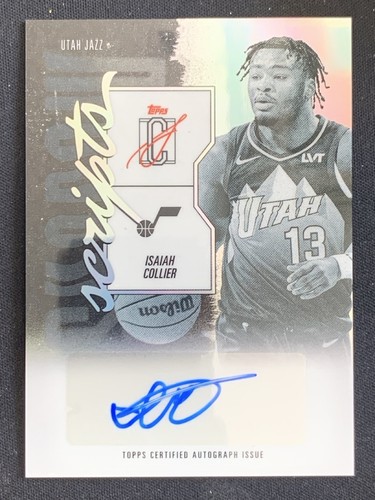 2025 Topps Signature Isaiah Collier Base (RAW)