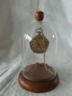 GRUEN VERITHIN Pentagon Pocket Watch 14K G.F. Case 14k G.F. Fob W/Display Dome