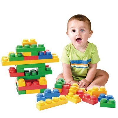 Basic Soft Building Blocks   Cognitive Development Toy, Educational Blocks, I...