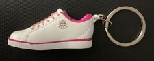 3D Mini White Low- Top Sneaker Keychain Collectible Gift for Sneakerhead Lovers