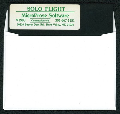 Solo Flight (C64 Commodore 64, 1983) TESTED 