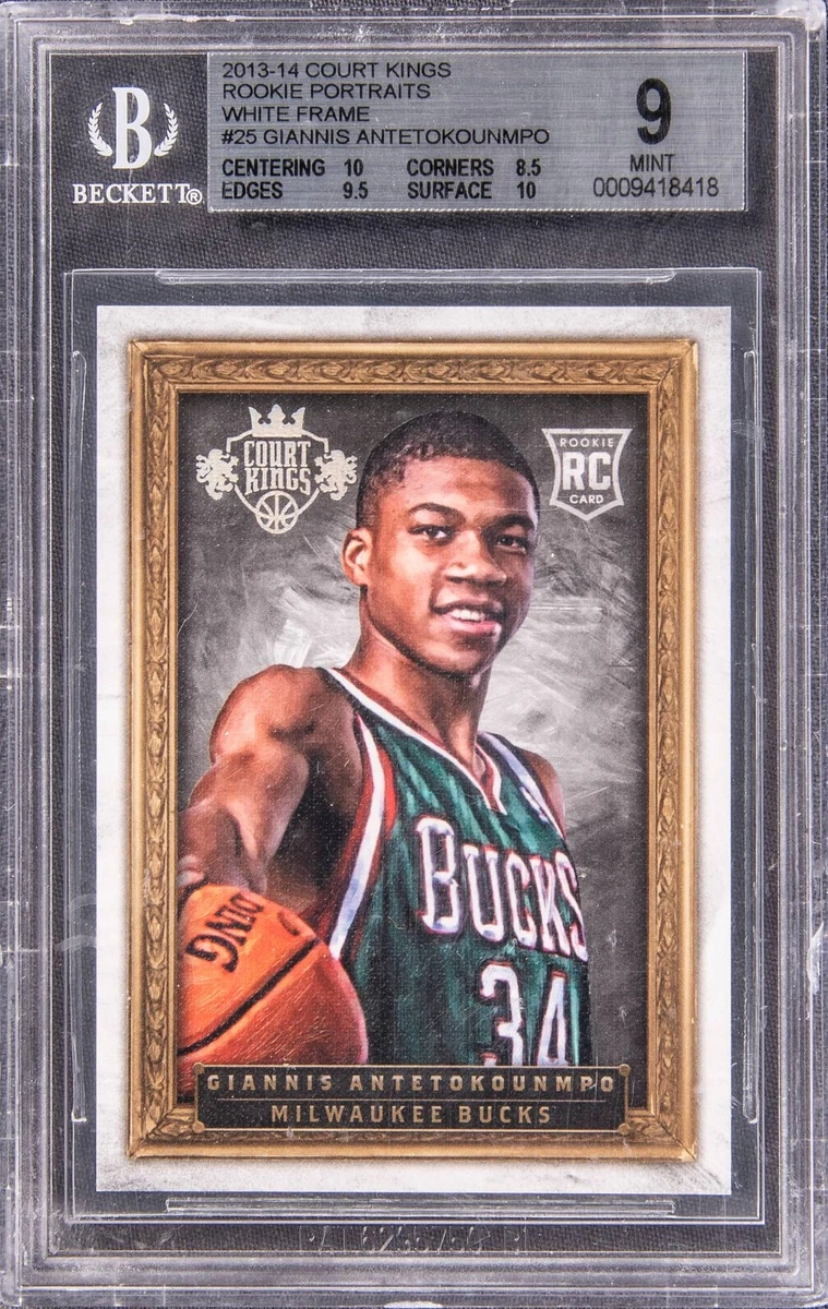 Giannis Antetokounmpo Basketball Grade 9 Rookie Sports Trading