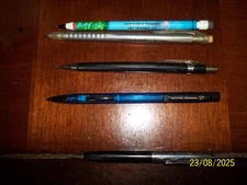 5  Vintage Mechanical Drafting Pencils~ 0.5 mm, ~ 0.7mm