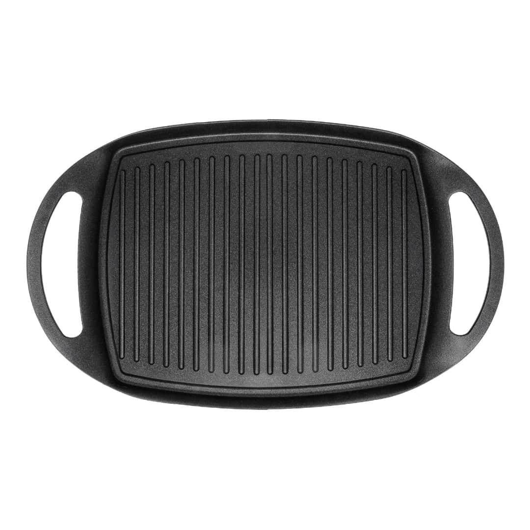Steak Grill Aluminum Cast Non-Stick 36x22 Induction ABERT Cooking