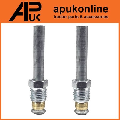 2x Fuel Filter Tails Straight Tubes Diesel for Ford 2110 2120 3500 3550 Tractor