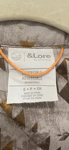 & Lore by Tahoe River brown /aztec Reversible Jacket size men’s small image 2
