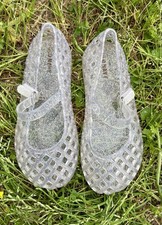 Cat Jack Girls Shoes Lot Mary Jane Sandal Sneaker Size 10 Multicolor Glitter