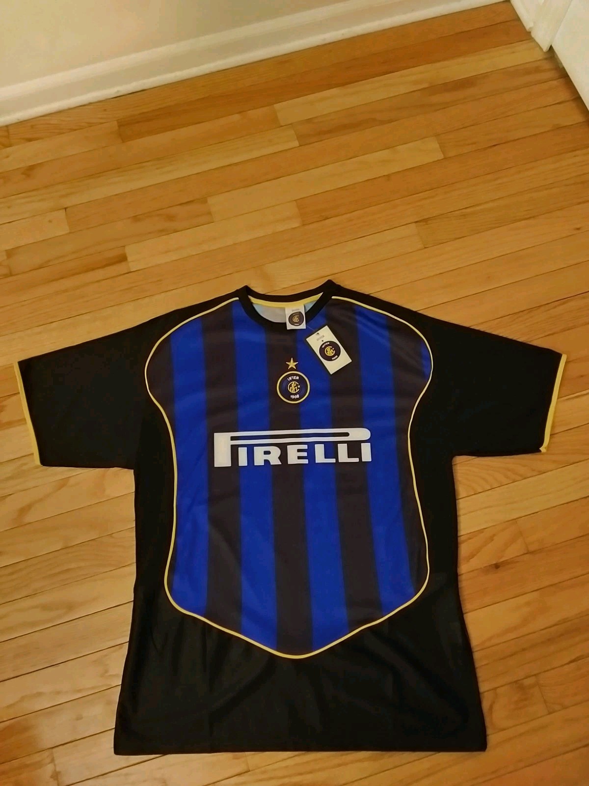 Obafemi Martins Inter Milan Vintage Men's Soccer Jersey NWT Size L