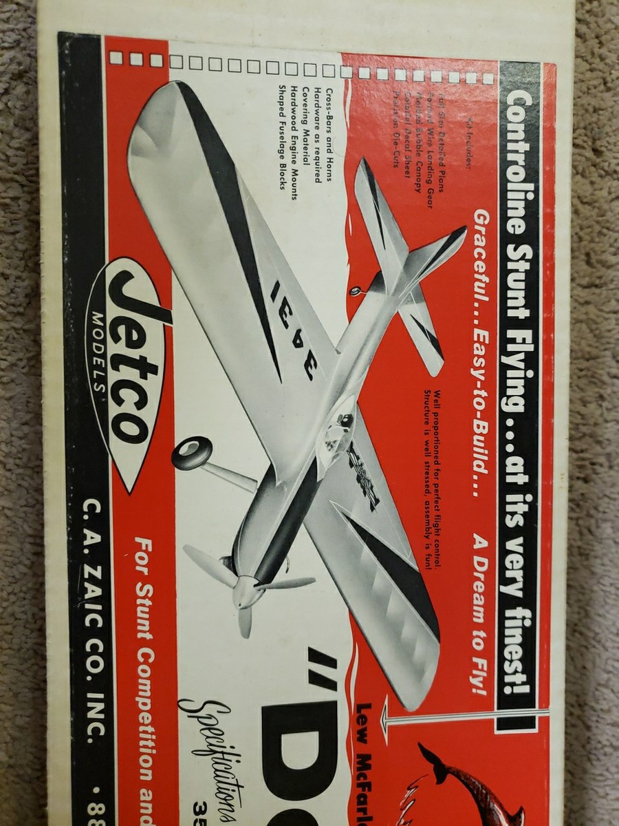 Jetco Models - Lew McFarland's Dolphin RC Plane - WS: 49