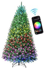 6 ft Prelit Christmas Tree with 270 LED Lights, App Control, Artificial 6FT