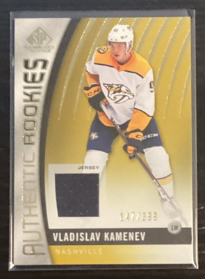 2017-18 SP Game Used VLADISLAV KAMENEV Gold /399 #98 Predators