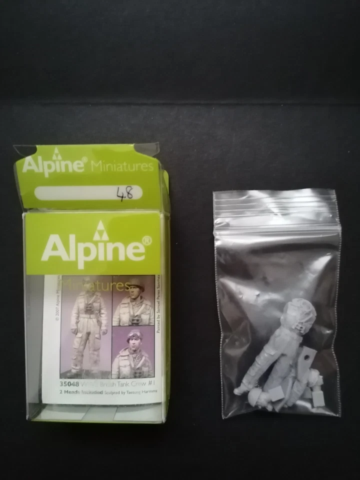Figurines ALPINE  - 1/35ème - Tankistes seconde guerre mondiale. - Photo 2/4