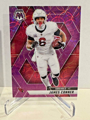 2025 Panini Mosaic James Conner #227 Purple Scope SP Arizona Cardinals
