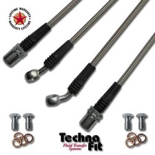 For Ford Taurus Flex Police Mks Front Rear Brake Line Techna-fit Stainless Steel For Ford Taurus Flex Police Mks Front Rear Brake Line Techna-fit Stainless Steel