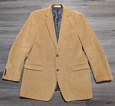 Lauren Ralph Lauren Men's Tan Corduroy Unstructured Sport Coat Size 42L Act 46L 