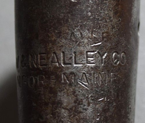 Vtg. Snow & Nealley Co. (Bangor, Maine) LOGGING PIKE POLE END - 10" - Picture 7 of 9