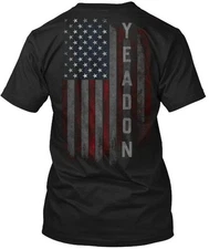 Yeadon Family American Flag T-Shirt Made in the USA Size S to 5XL