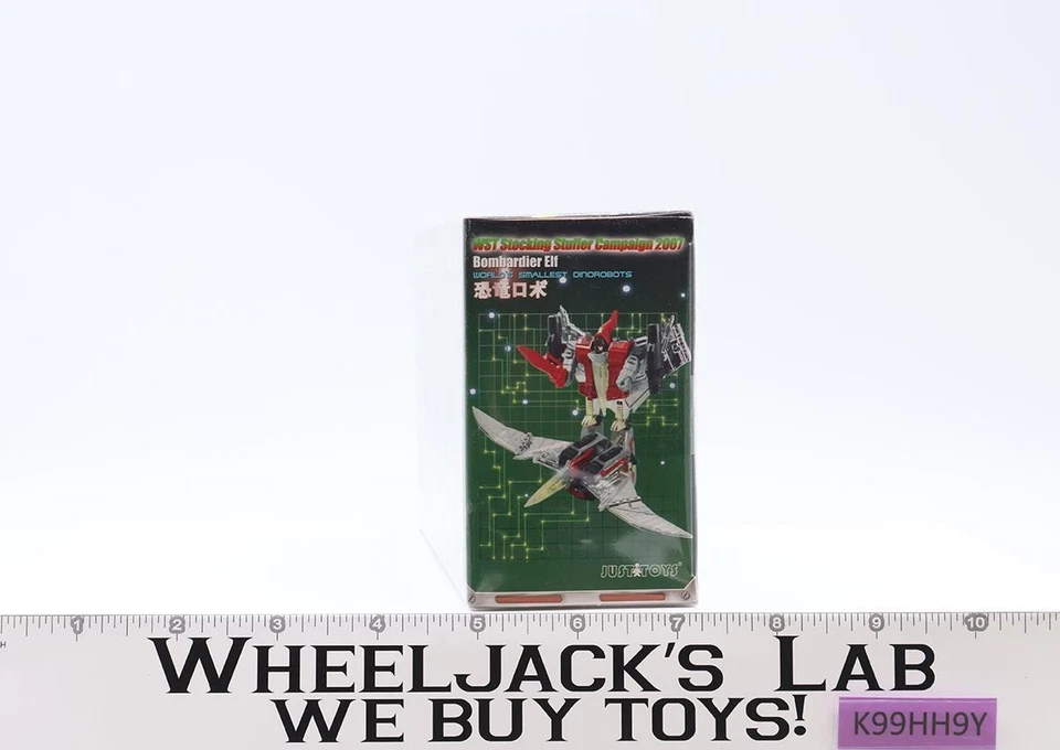 驯鹿指挥官 + 庞巴迪精灵 WST Dinorobots 2007 Just Toys 全新未拆封 — 第 2/4 张图片