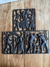 Buderus Kunstguss Welt der Arbeit Eisenguss nach Heinrich Moshage 14,5x14,cm L62