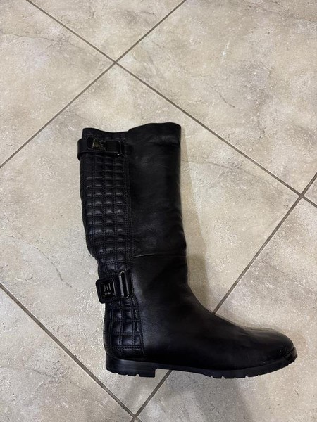 Women Ballin Boots Black Leather 39.5