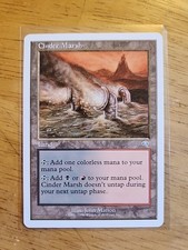 Cinder Marsh - Battle Royale Box Set – MTG Magic - Uncommon - Land