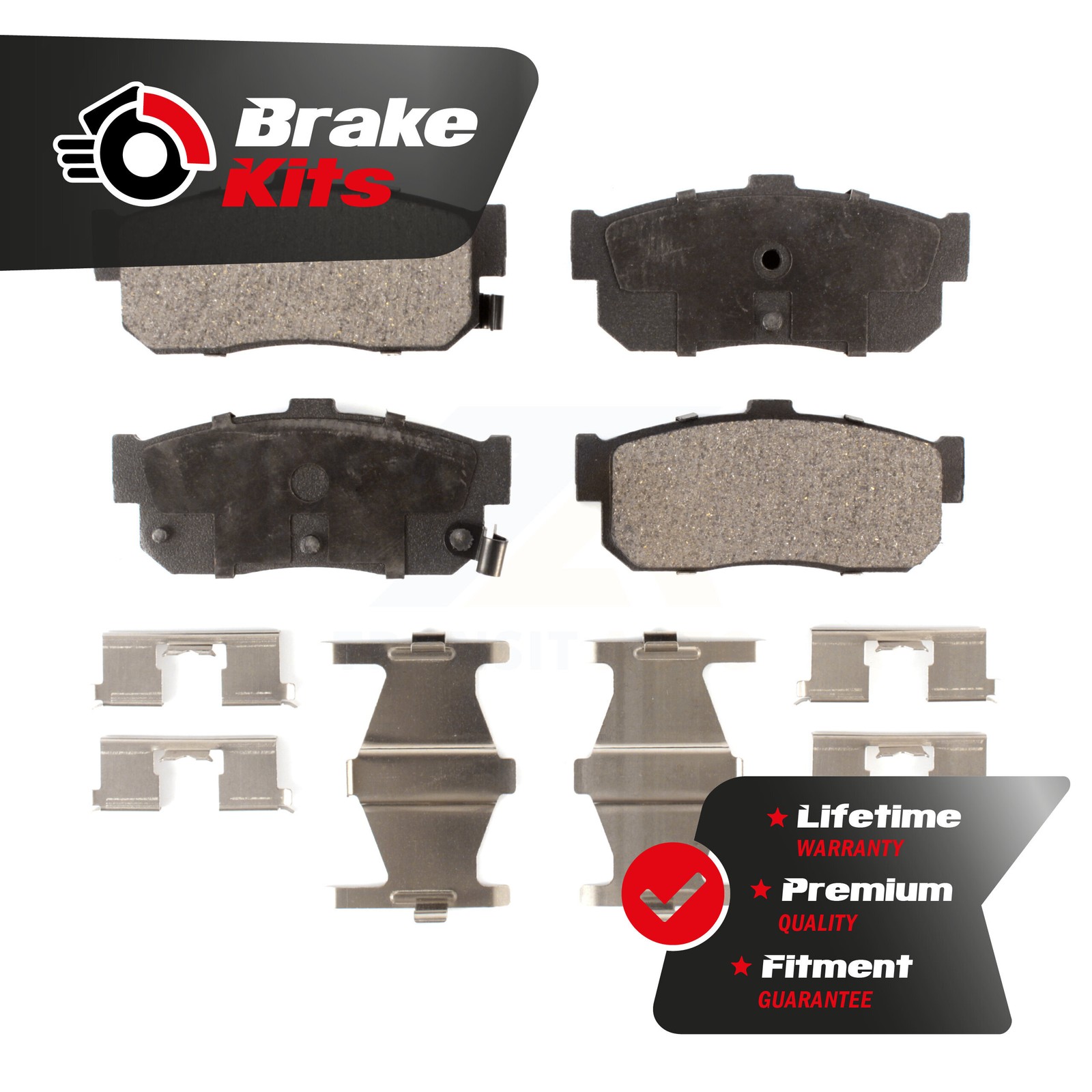 Rear Ceramic Brake Pads Set For 1991-2001 Nissan Maxima 1993-2001 Altima
