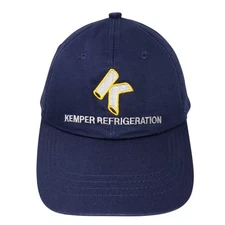Kemper Refrigeration Slideback Baseball Cap Blue One Size Adjustable Headliner
