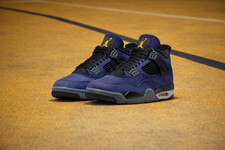 Men's  Size US 7 - 12  - Jordan 4 Retro 'Lakers' Imperial Purple FV5029-500