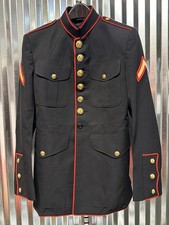 USMC US MARINE CORPS DRESS BLUES JACKET 39 XS PFC